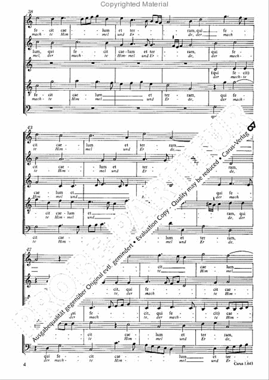 Levavi oculos meos Choir scores gallery preview page 5
