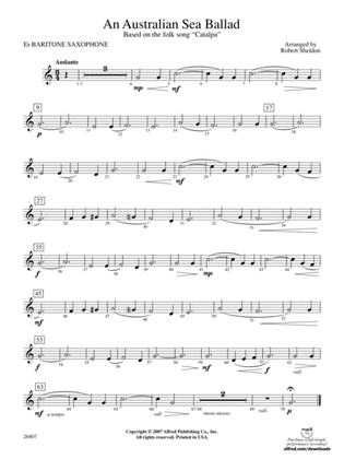An Australian Sea Ballad: E-flat Baritone Saxophone