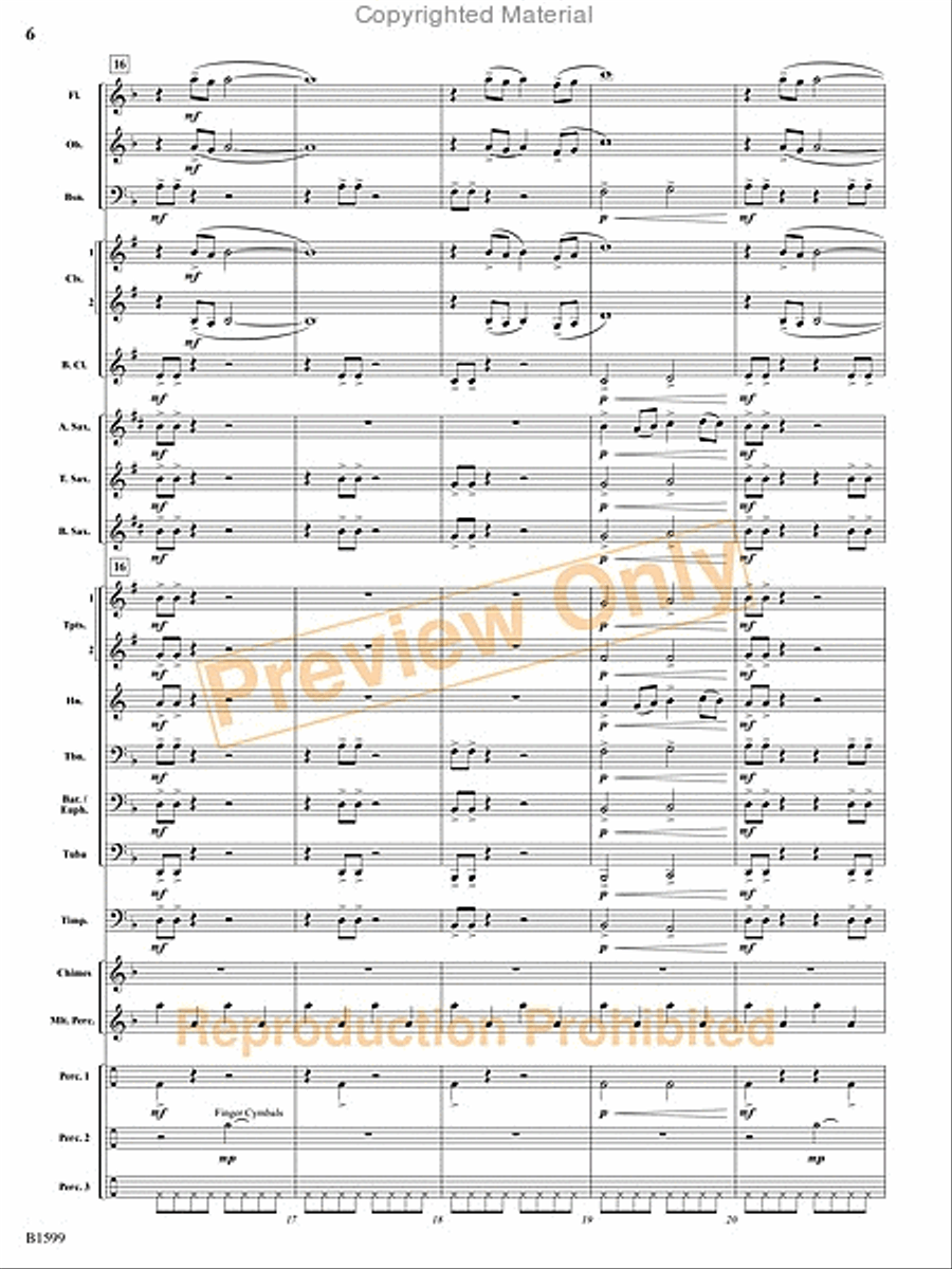 Terminal Velocity Concert Band scores gallery preview page 7