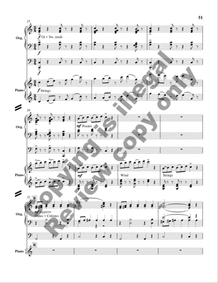 Concerto in C Major (Additional Full Score) Organ scores gallery preview page 14
