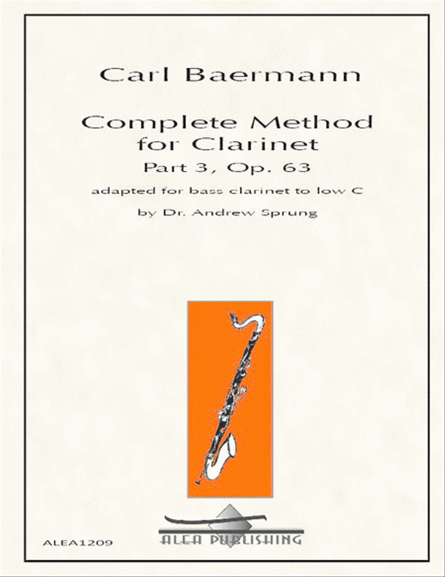 Method Part 3 Bass Clarinet scores gallery preview page 1