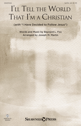 Book cover for I'll Tell the World That I'm a Christian