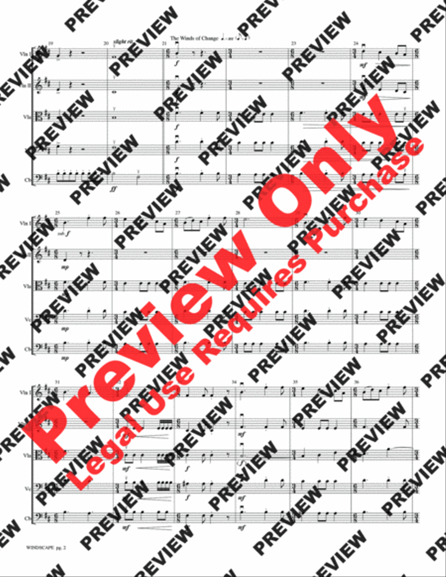Windscape String Orchestra scores gallery preview page 5