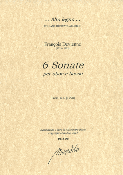 6 Sonate (Paris, [1798])