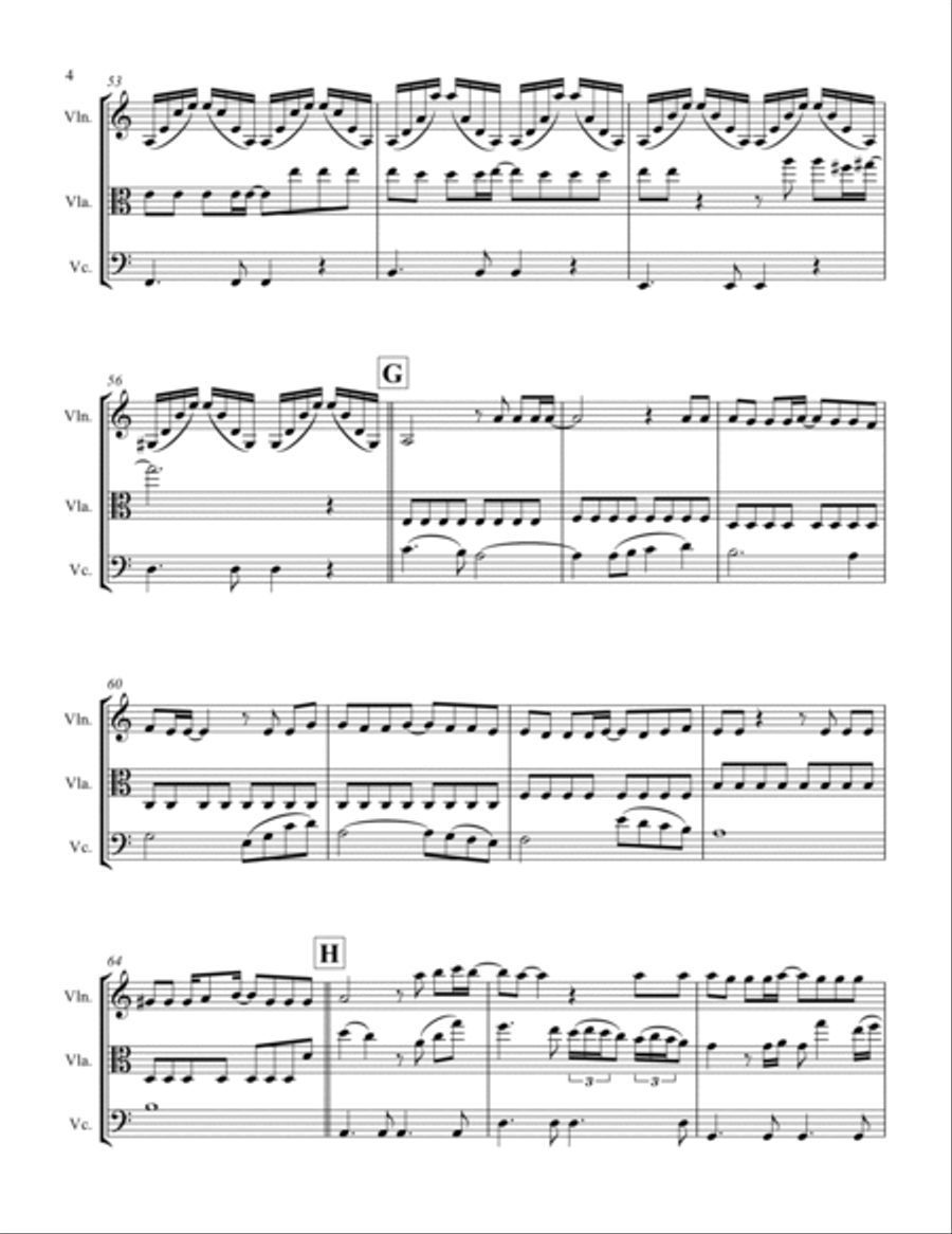 I Will Survive String Trio scores gallery preview page 4