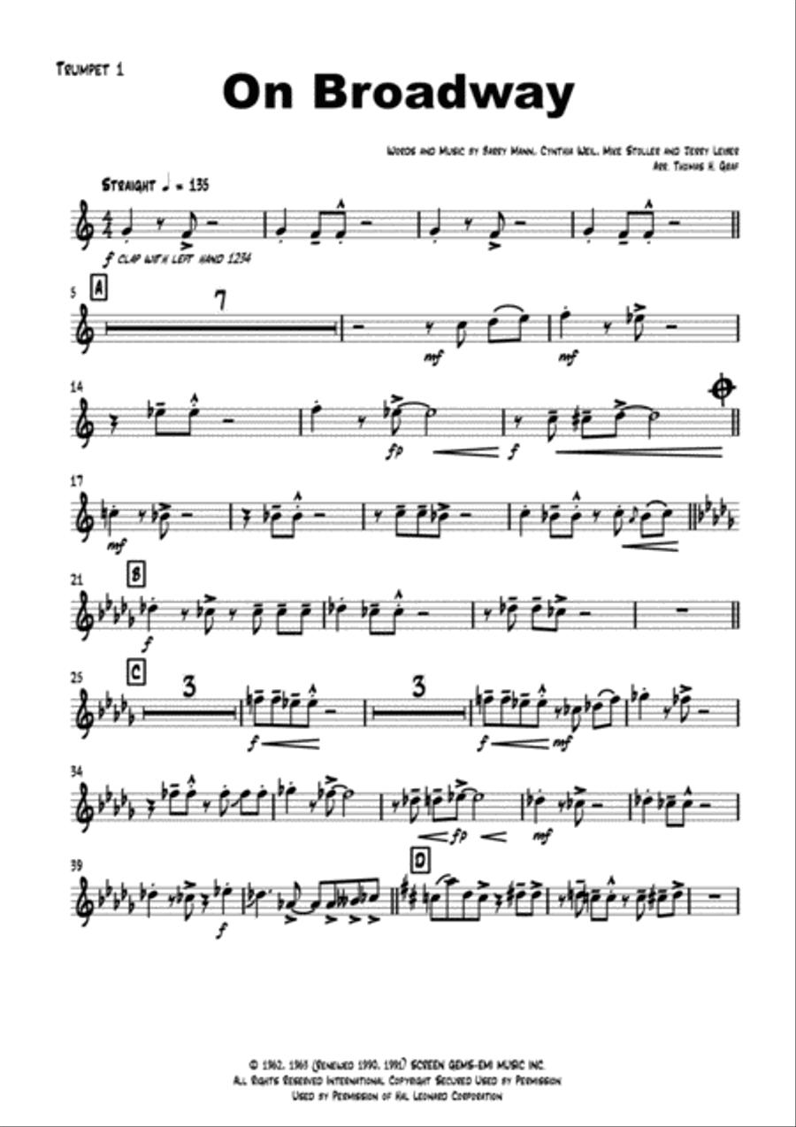 On Broadway Jazz Ensemble scores gallery preview page 2