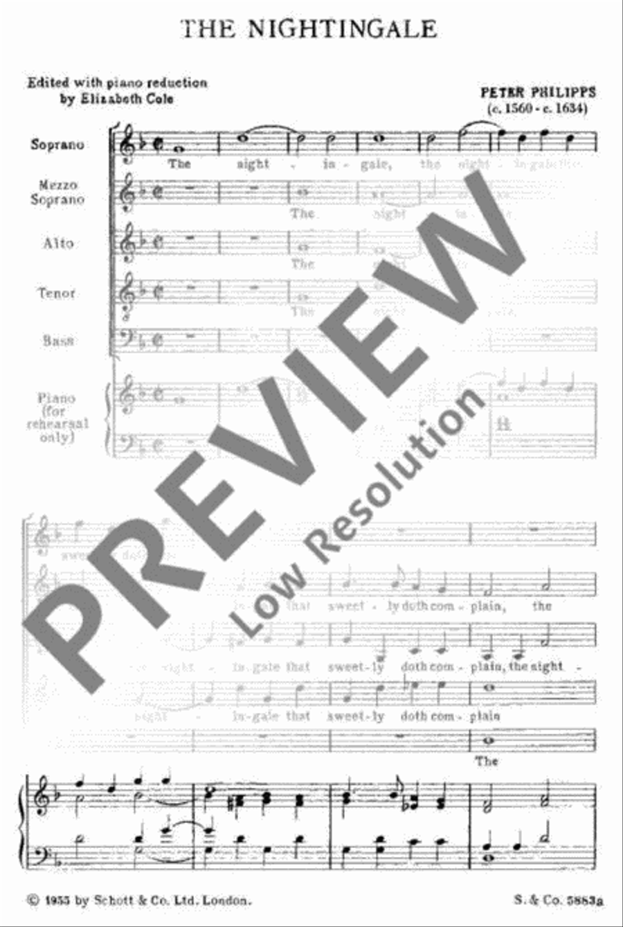 The Nightingale The Nightingale SSATB scores gallery preview page 3