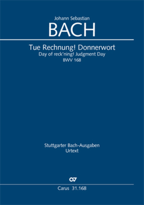 Book cover for Day of reck'ning! Judgment day (Tue Rechnung! Donnerwort)