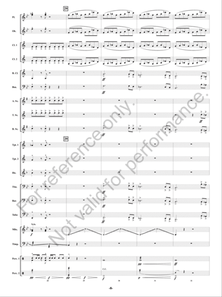 Tornado Alley Tornado Alley Concert Band scores gallery preview page 9