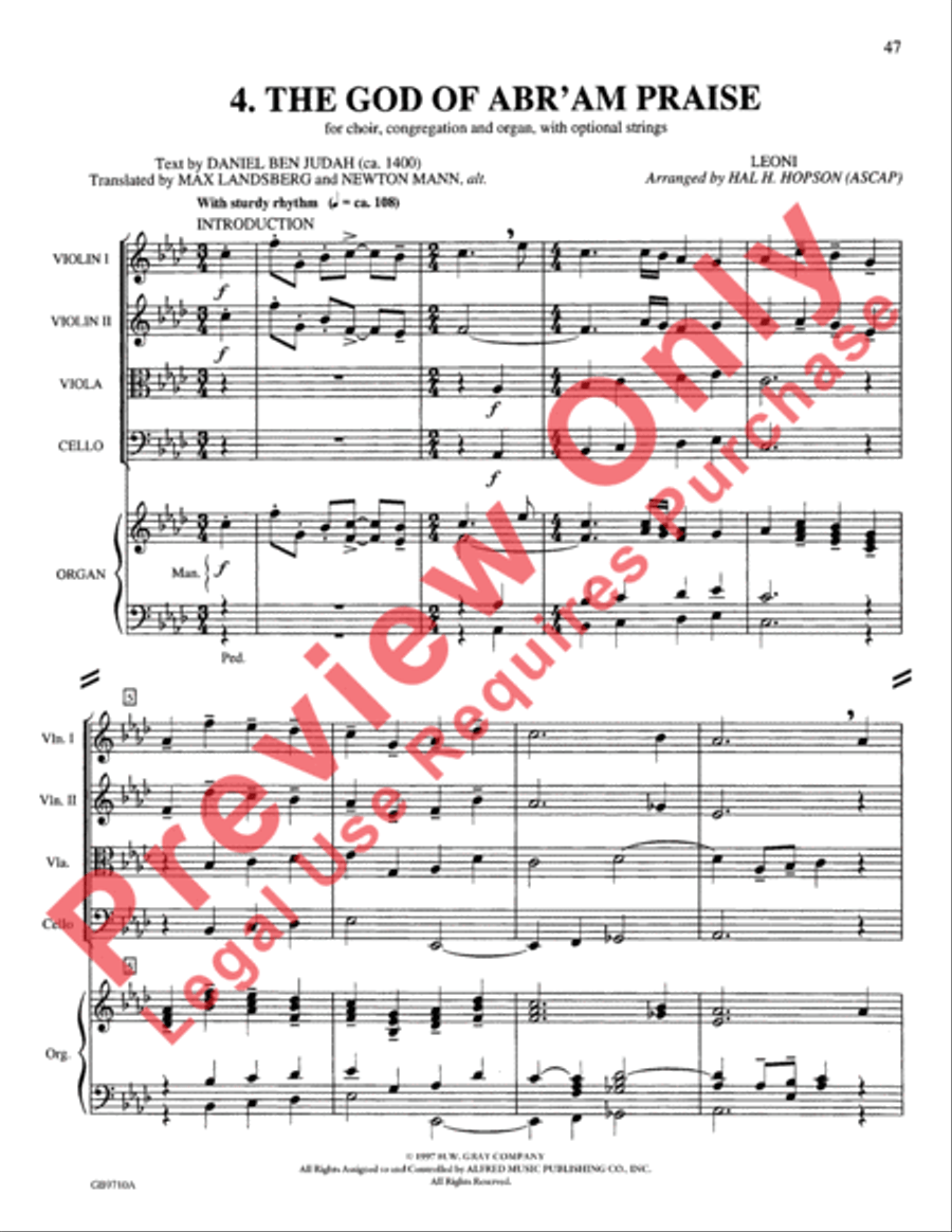 A Festival of Lessons and Carols Choir scores gallery preview page 48