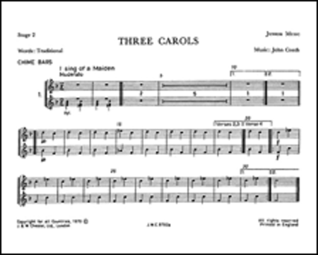 Coath, J Three Carols Junior Music Stage 2 Parts