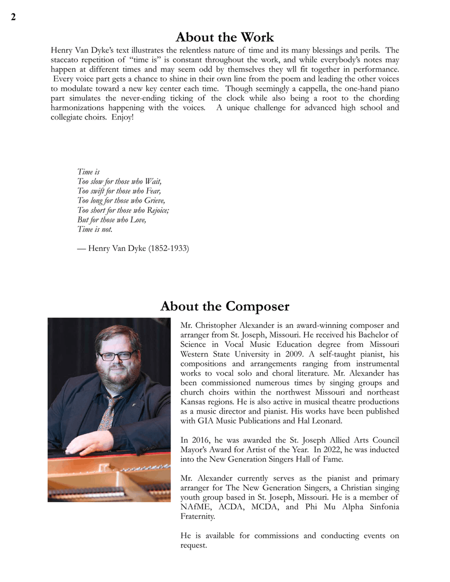 Time Is 4-Part scores gallery preview page 2