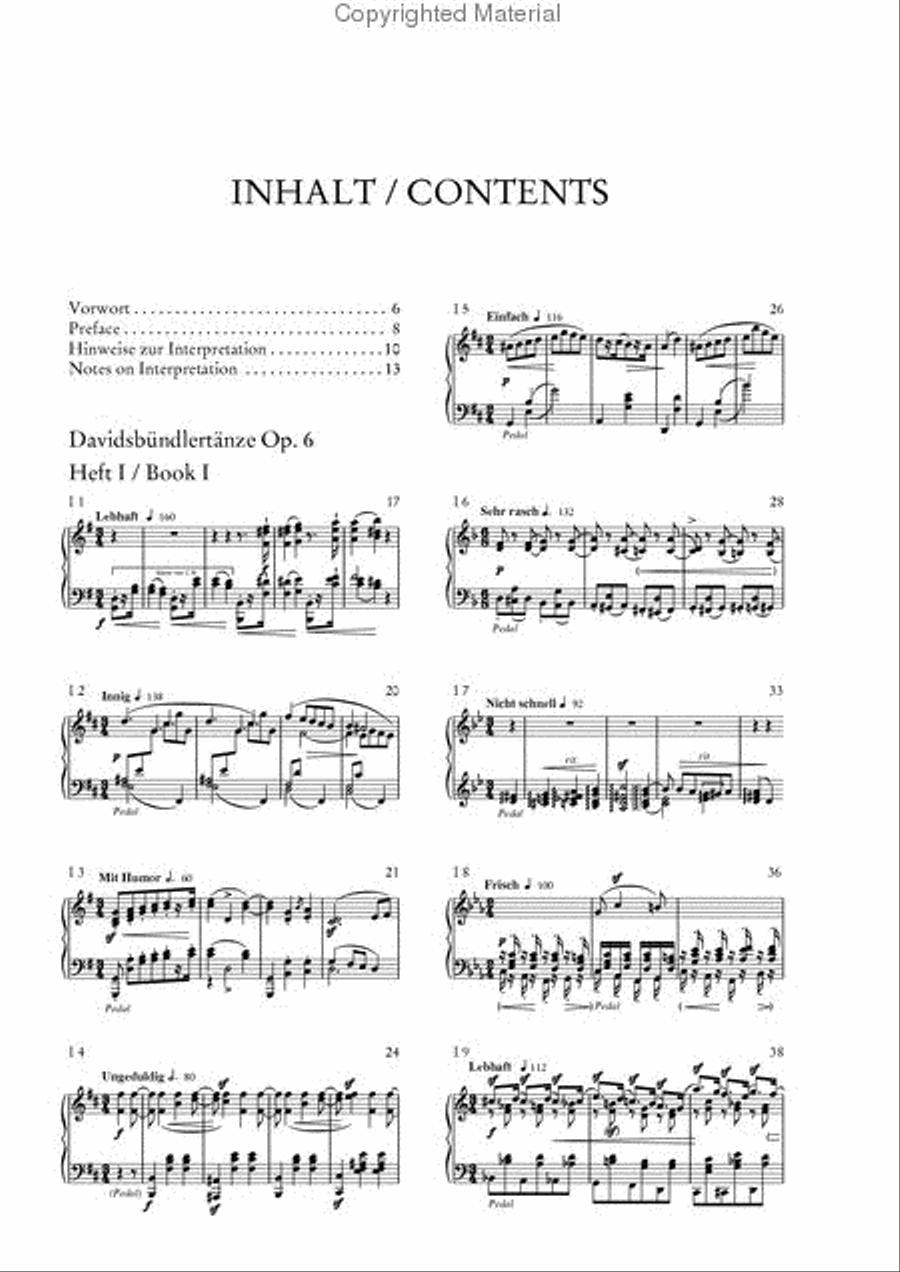 Davidsbündlertänze Chamber Music scores gallery preview page 2