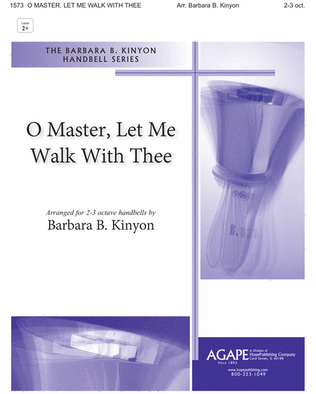 Book cover for O Master, Let Me Walk With Thee