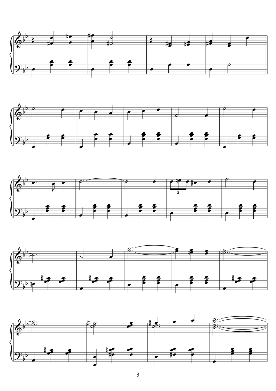 Howl's Moving Castle (The Merry-Go-Round Of Life) Piano Solo scores gallery preview page 3