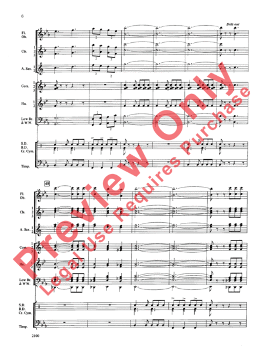 Northwest Suite Concert Band scores gallery preview page 7