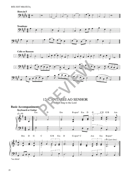 Christe Lux mundi - Instrument edition