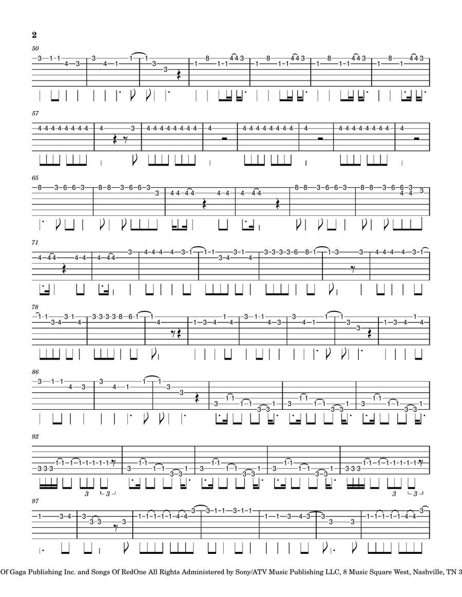 Judas Judas Acoustic Guitar scores gallery preview page 2