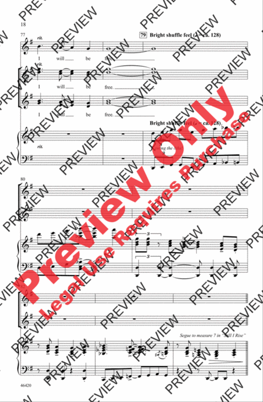 Equality Women's Choir scores gallery preview page 18