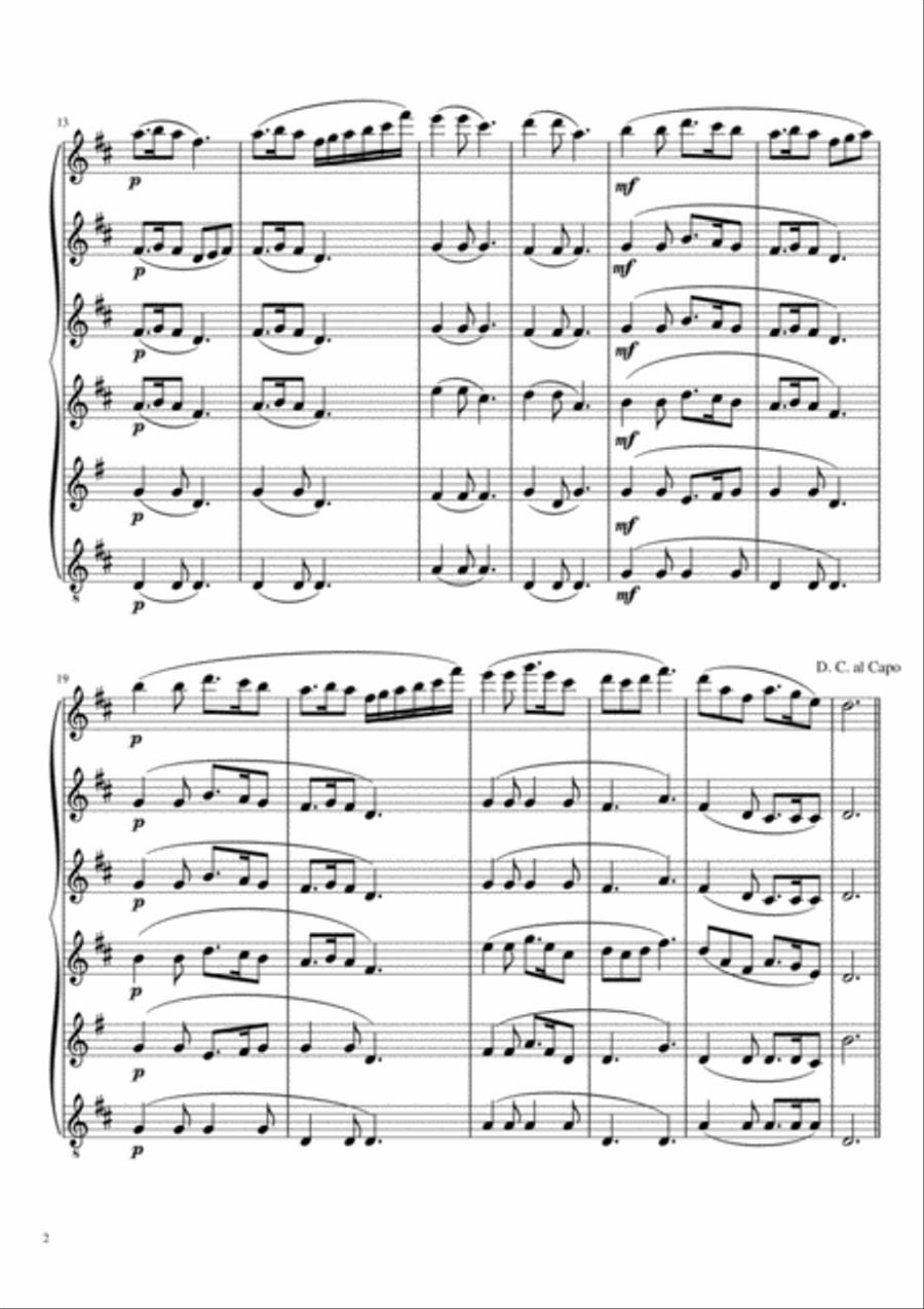 Silent Night Silent Night Woodwind Ensemble scores gallery preview page 3
