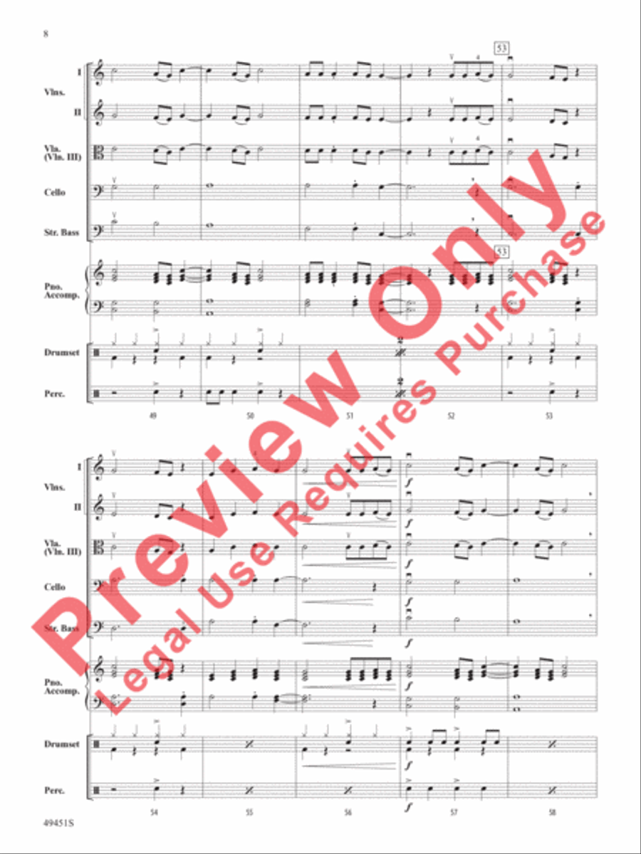 Meant To Be Meant To Be String Orchestra scores gallery preview page 9