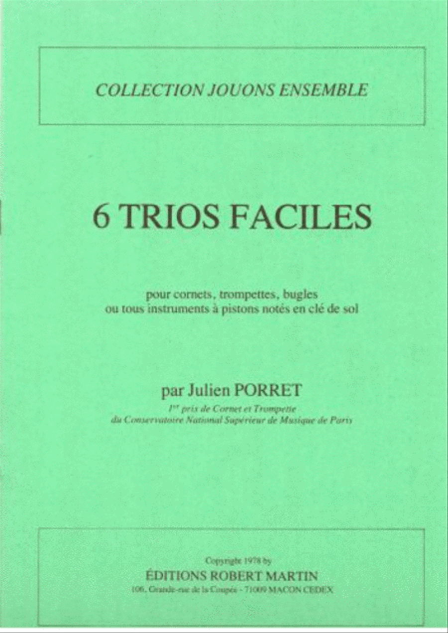 Trios faciles (6) Trios faciles (6) Horn scores gallery preview page 1
