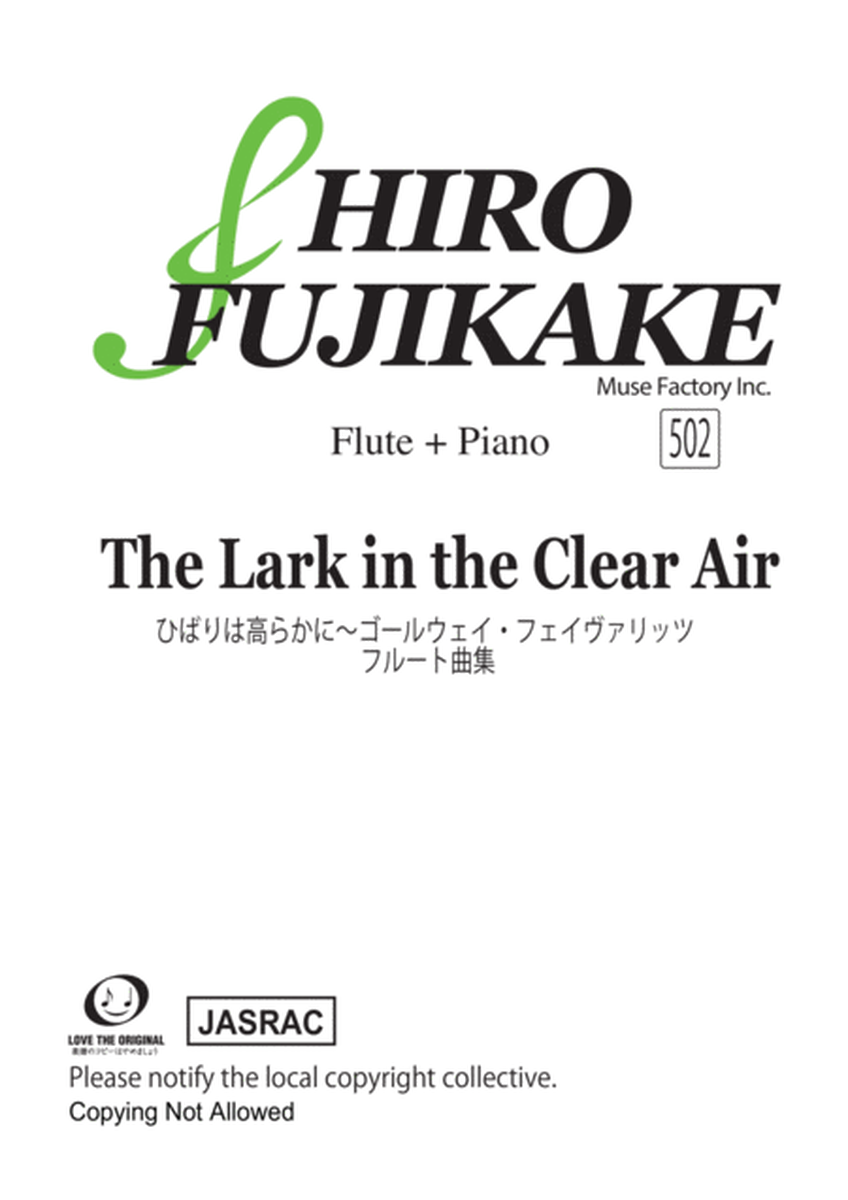 The Lark in the Clear Air Suite (12-Songs )Flute+Piano image number null