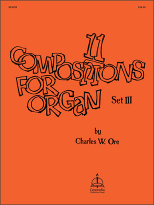 Book cover for Eleven Compositions for Organ, Set III