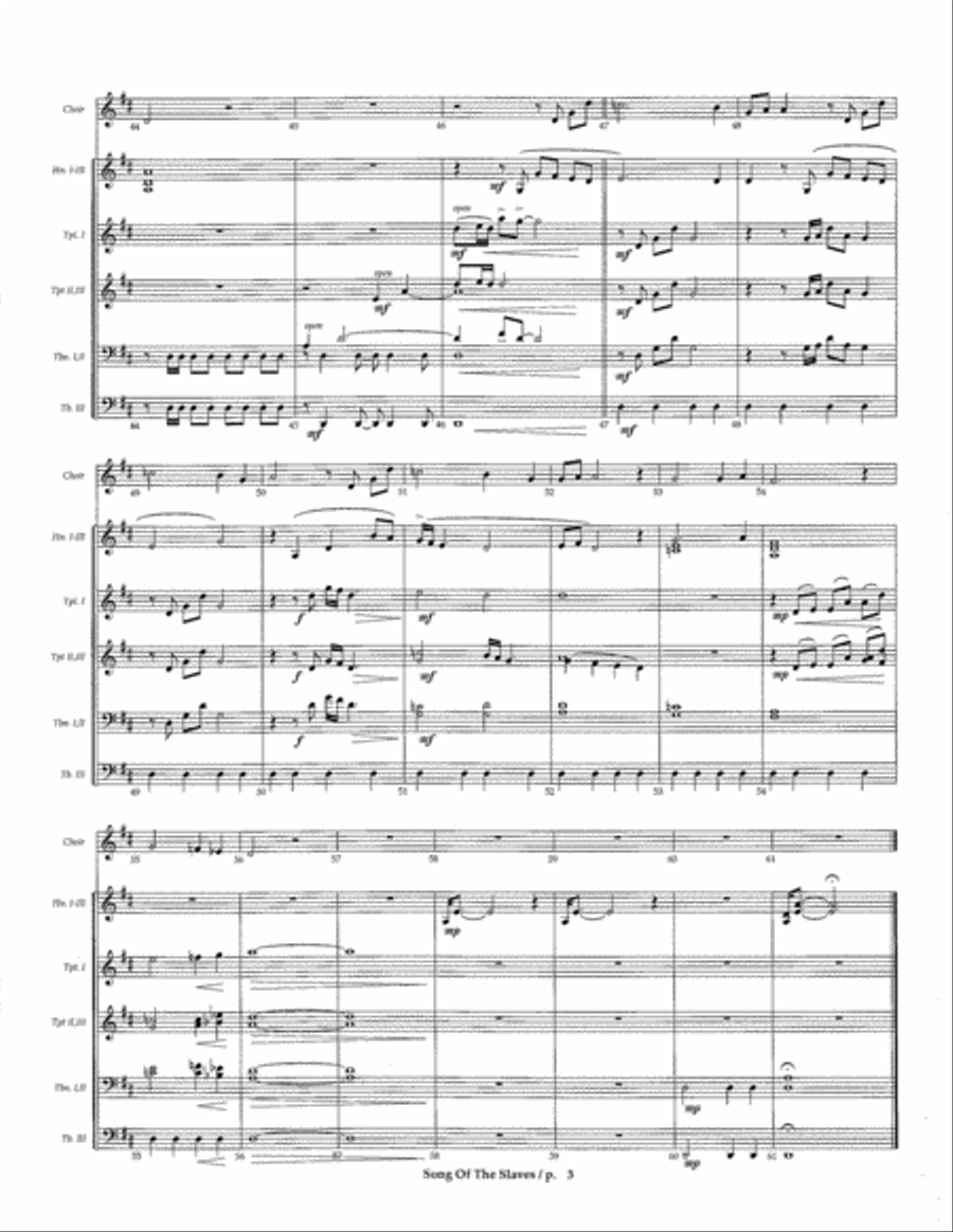Bones Bones Unison Choir scores gallery preview page 4