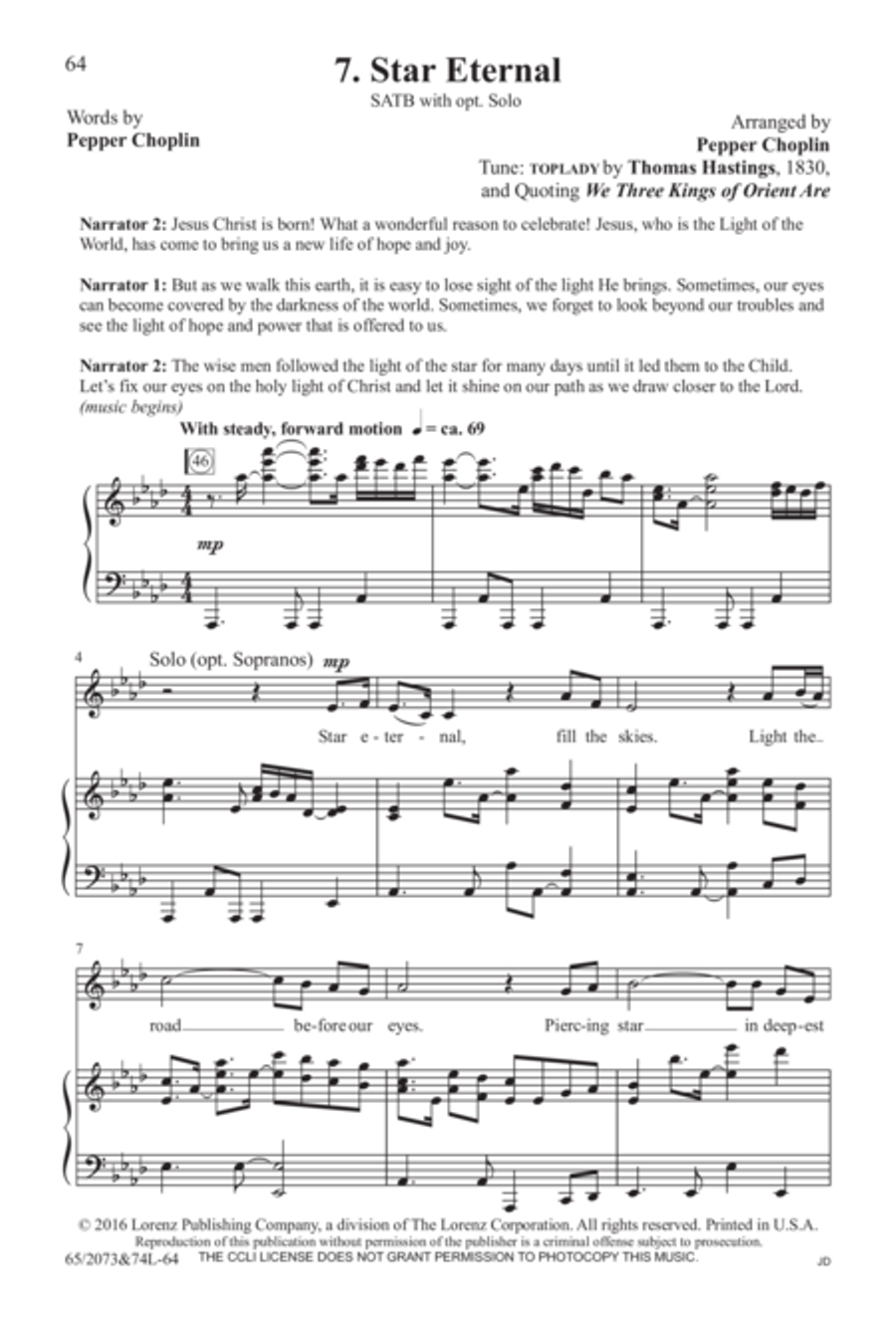 Go Sing It on the Mountain - SATB Score with Performance CD 4-Part scores gallery preview page 23