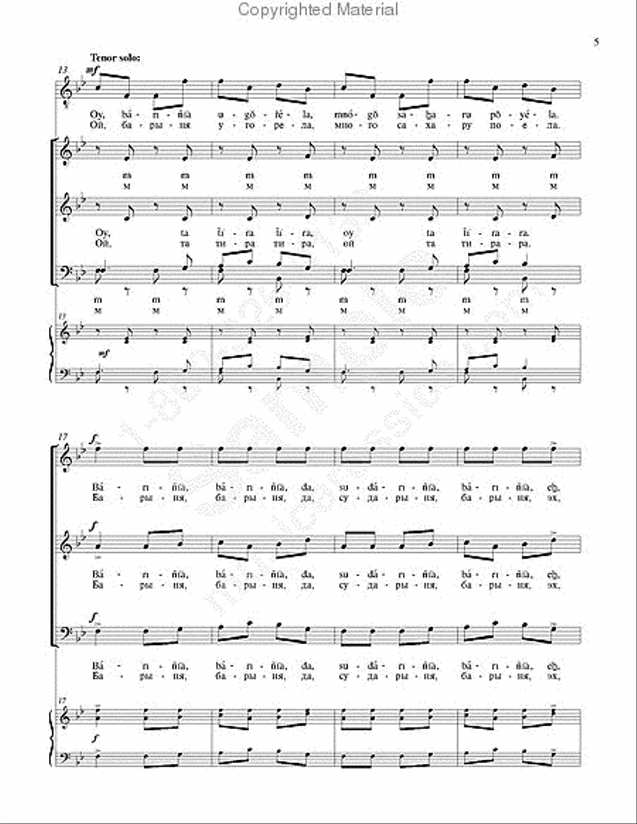 Mistress Mistress 3-Part scores gallery preview page 4