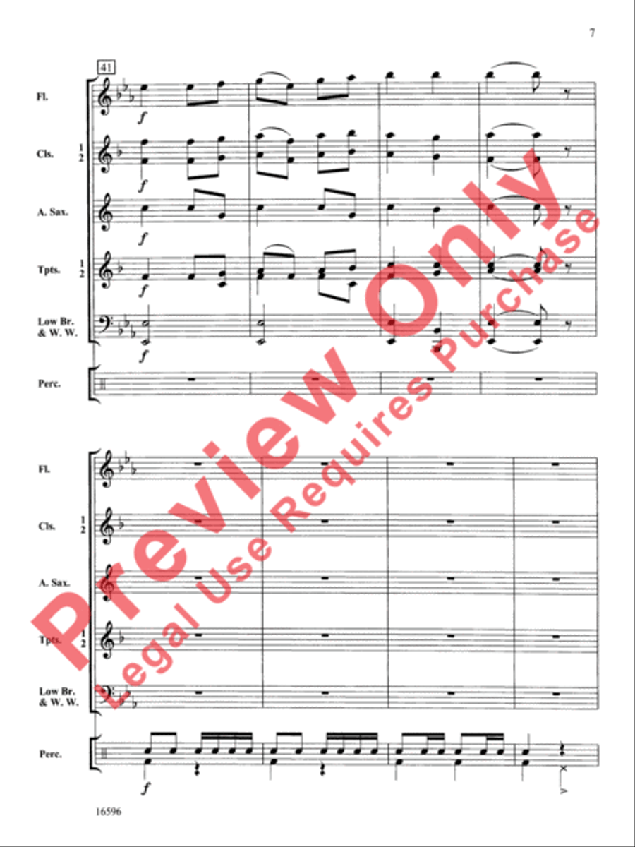 A Shaker March A Shaker March Concert Band scores gallery preview page 8