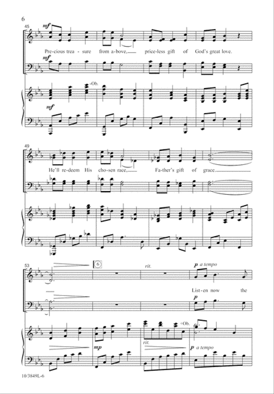 Christmas Gift Christmas Gift 4-Part scores gallery preview page 7