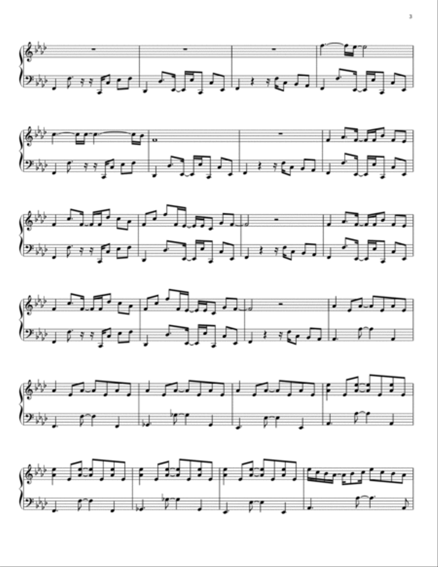 Axel F Axel F Piano Solo scores gallery preview page 3
