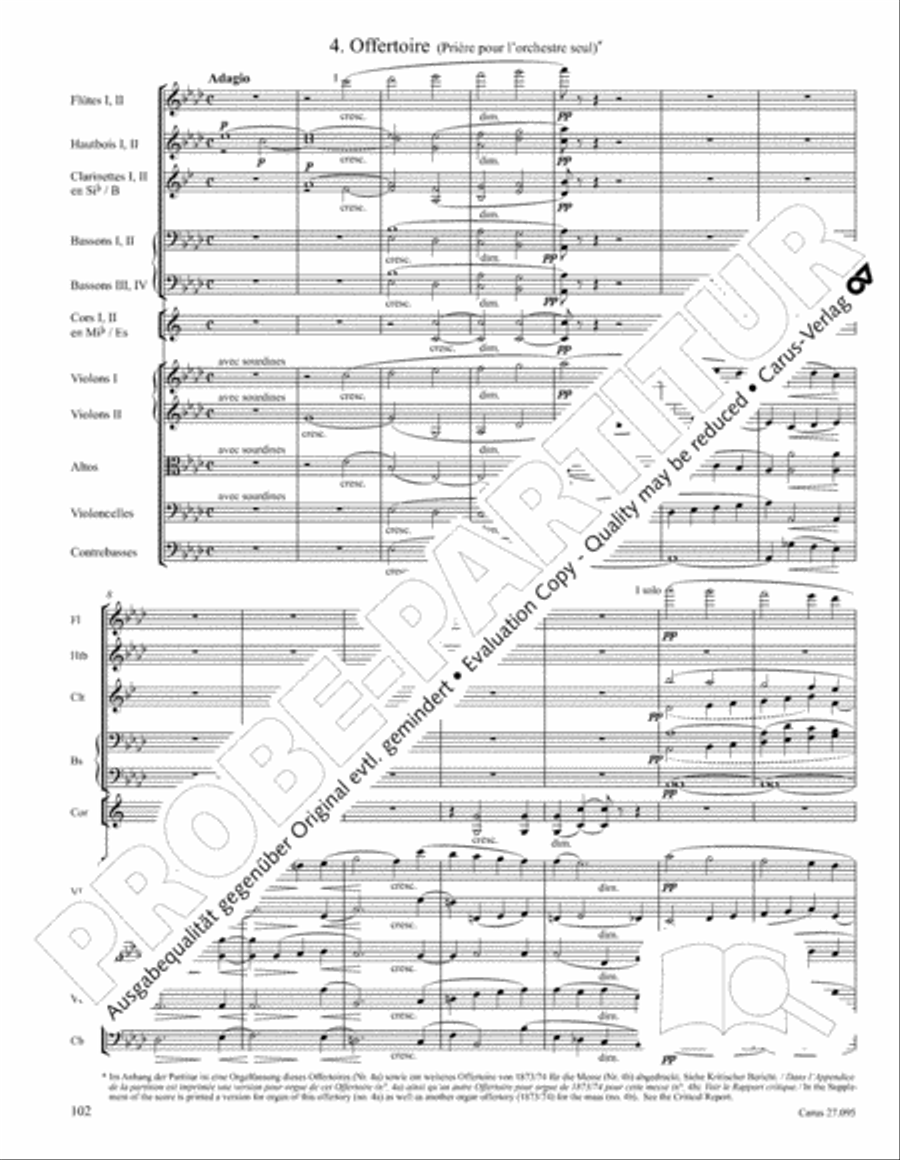 Messe solennelle de sainte Cecile STB scores gallery preview page 115