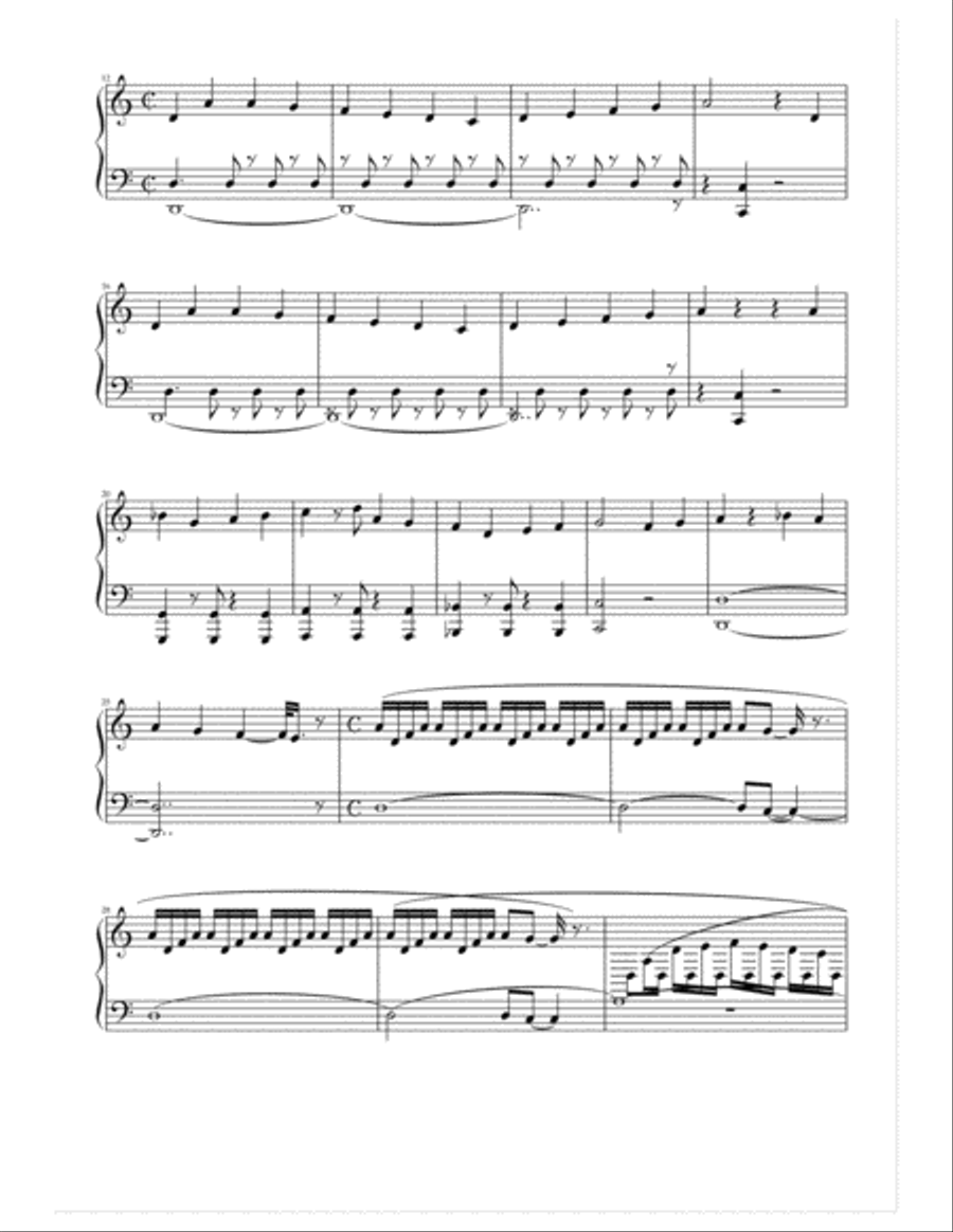 Christmas Medley Piano Solo scores gallery preview page 2