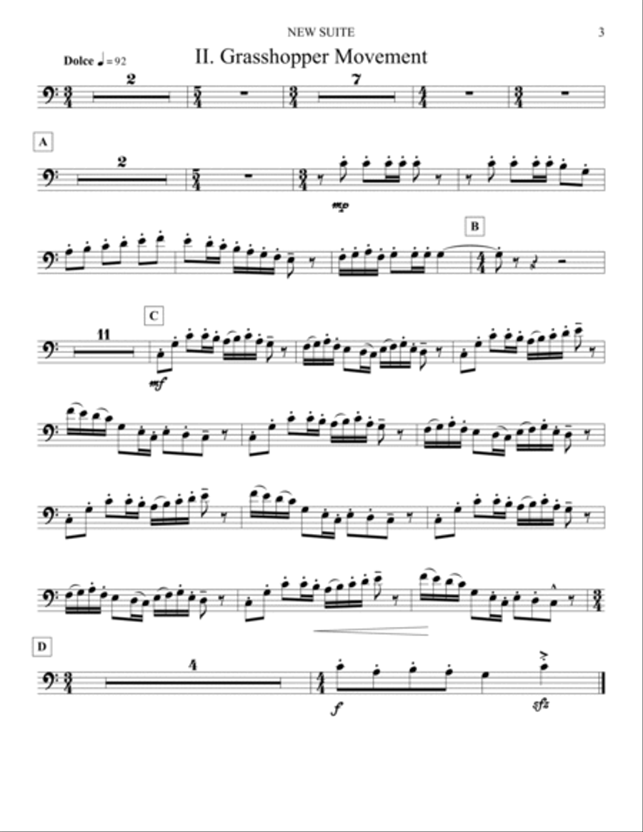 New Suite (Parts) [3] Concert Band scores gallery preview page 3
