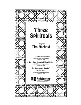 Book cover for Three Spirituals: 2. I Want Jesus to Walk with Me