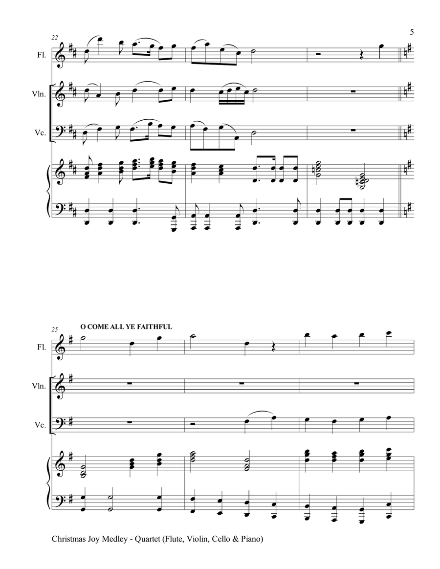 Flute violin cheap cello piano