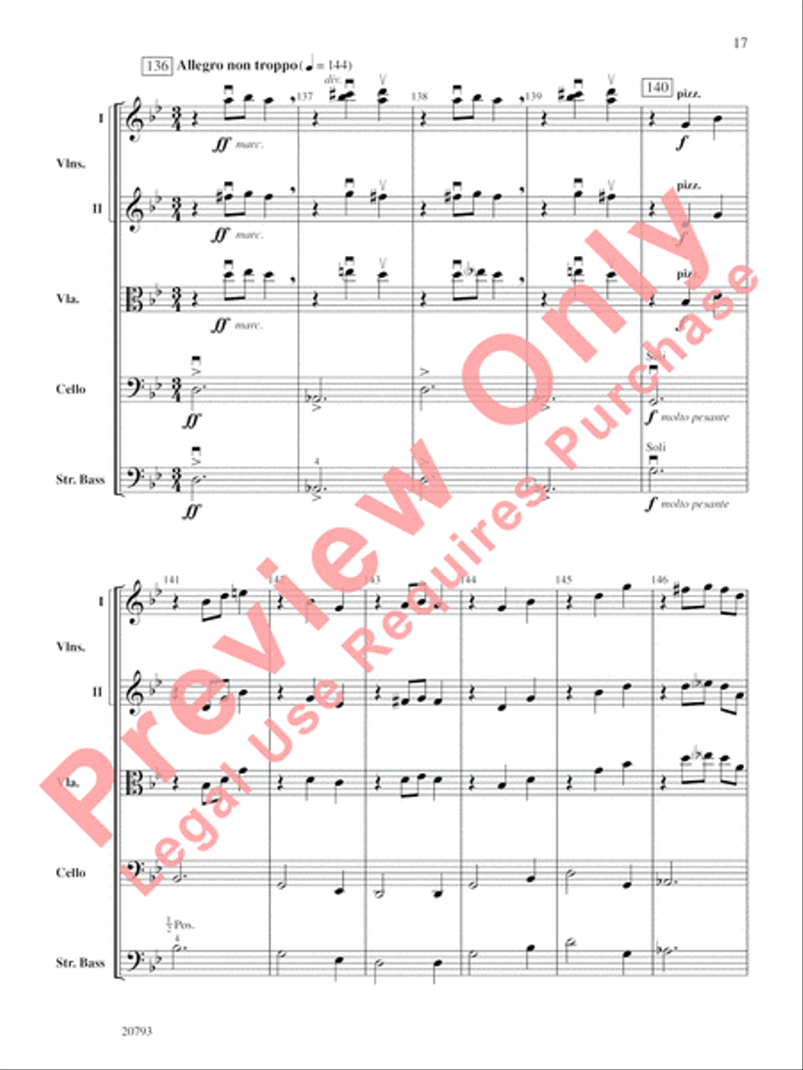 The Idylls of Pegasus String Orchestra scores gallery preview page 18