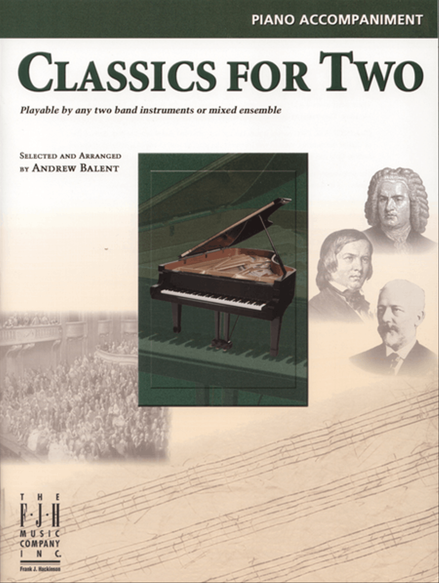 Classics for Two, Piano Accompaniment Piano Accompaniment scores gallery preview page 1