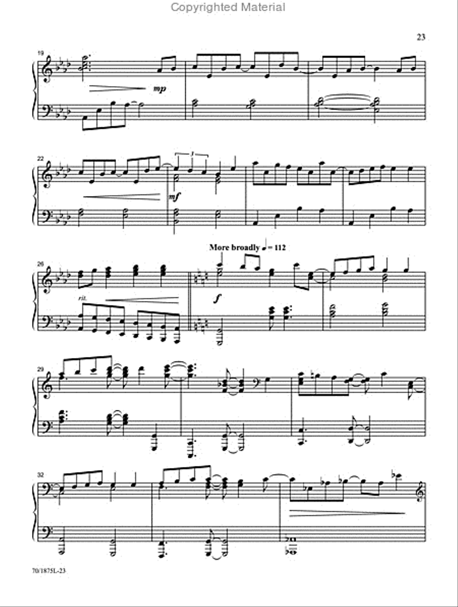 Tell Me the Story of Jesus Piano Solo scores gallery preview page 7