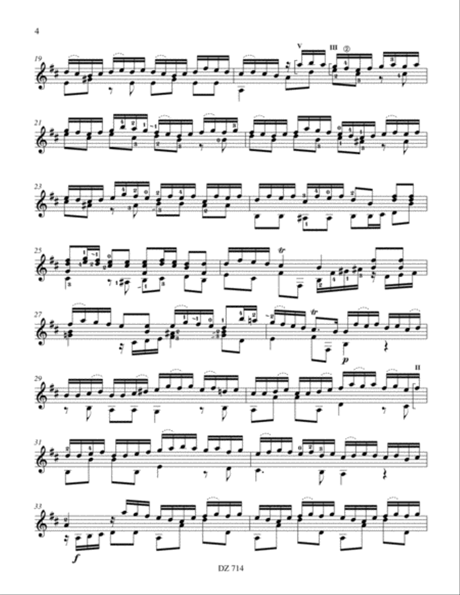 Concerto, no 9, RV 230 Concerto, no 9, RV 230 Classical Guitar scores gallery preview page 4