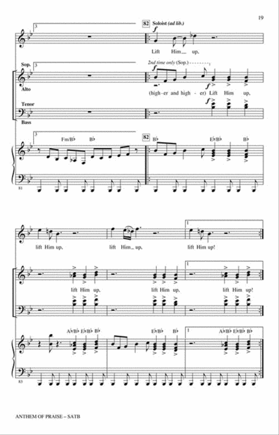 Anthem of Praise 4-Part scores gallery preview page 4