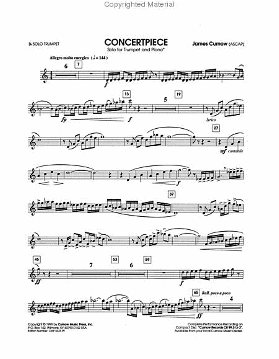 Concertpiece Concertpiece Trumpet Solo scores gallery preview page 3
