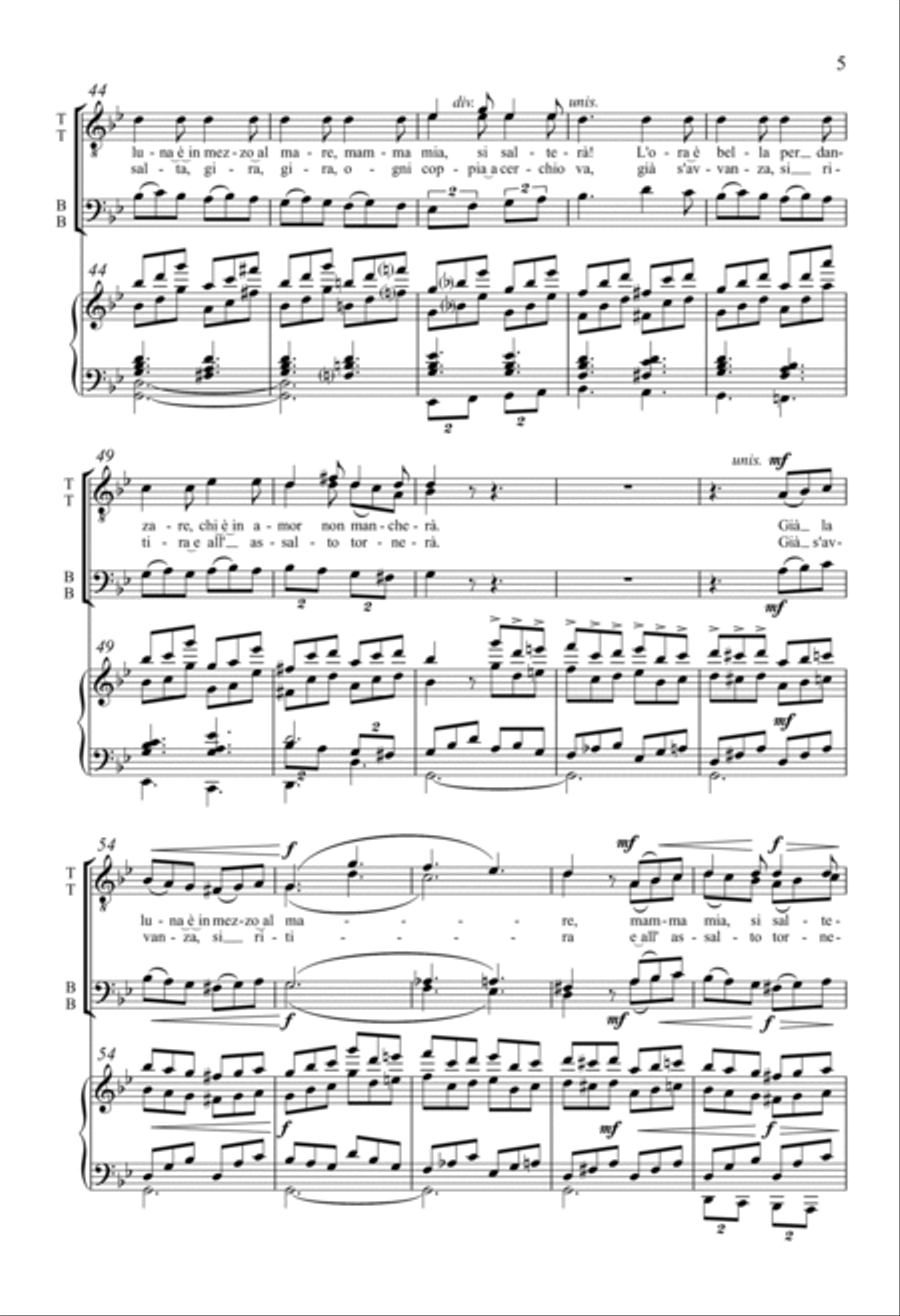 La Danza La Danza TTBB scores gallery preview page 4
