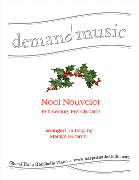 Noel Nouvelet for lever or pedal harp image number null
