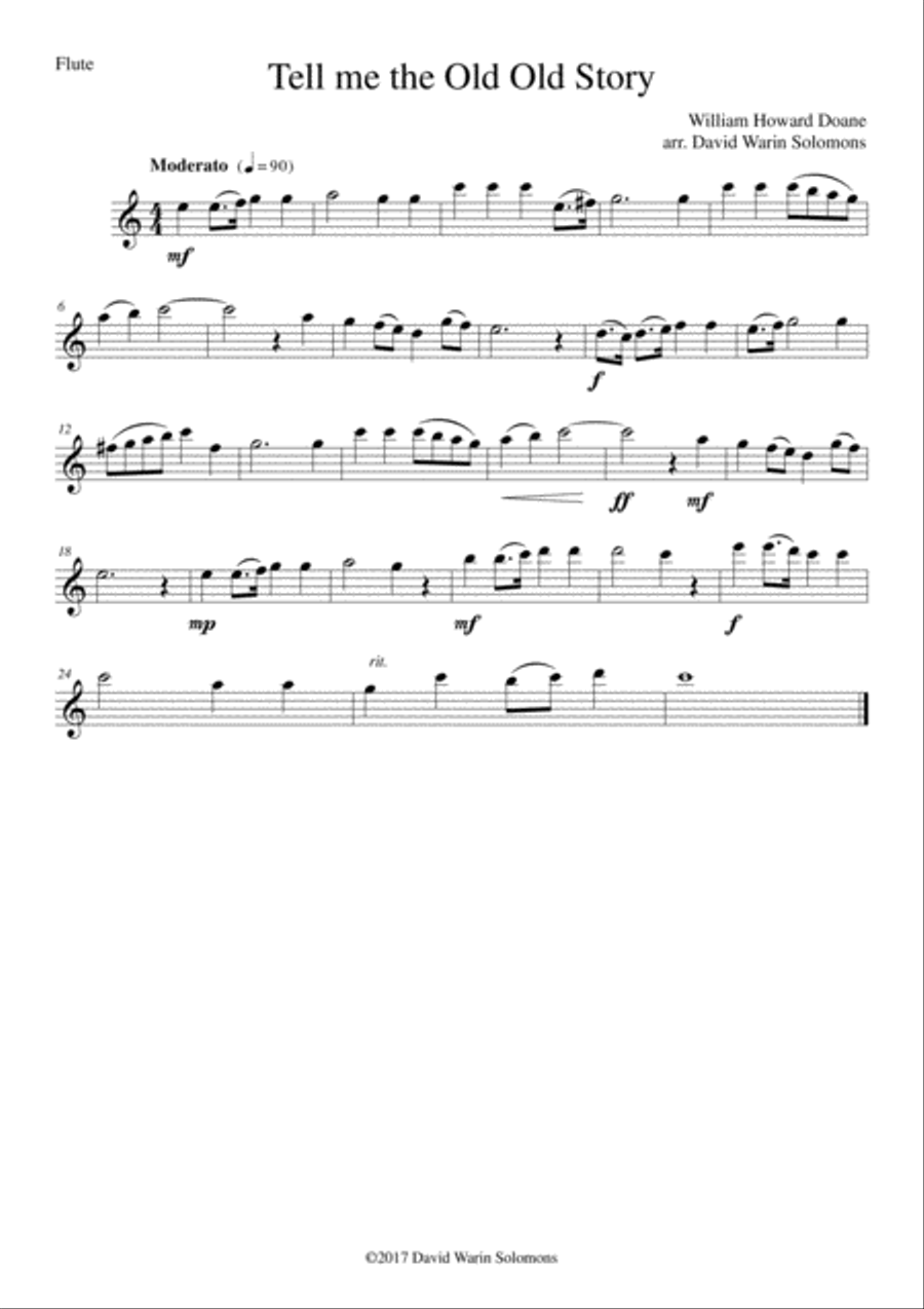 7 Songs of Glory for wind quartet Woodwind Quartet scores gallery preview page 4