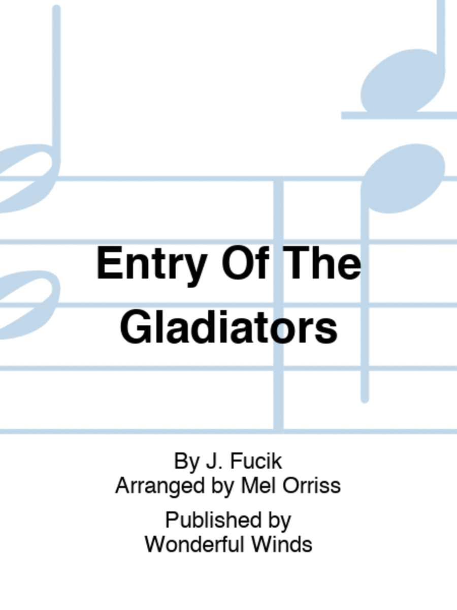 Entry Of The Gladiators Score scores gallery preview page 1
