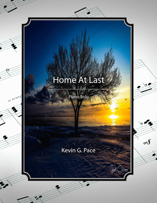 Book cover for Home At Last, piano solo